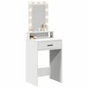 vidaXL Dressing Table White 50 x 41 x 140 cm Engineered Wood