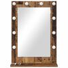 vidaXL Vanity Mirror with Mirror Concrete Grey 70 x 50 x 18 cm