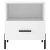 vidaXL Bedside Cabinets 2 pcs White 40x35x47.5 cm Engineered Wood
