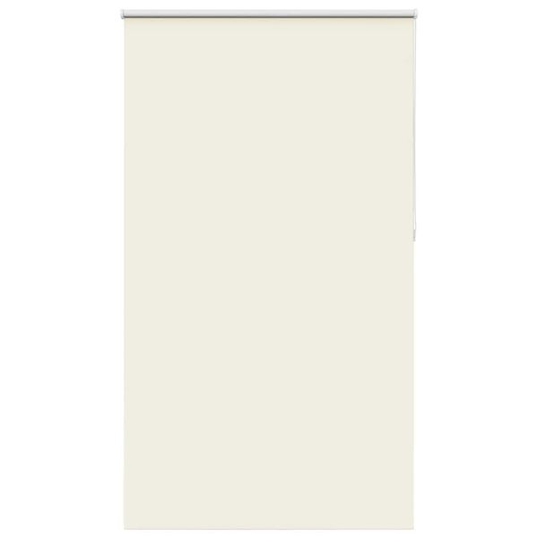 vidaXL Roller Blind Blackout Off White 130x230 cm Fabric Width 126.6 cm Polyester