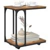 vidaXL Side Table Old Wood 50 x 35 x 55.5 cm Engineered Wood