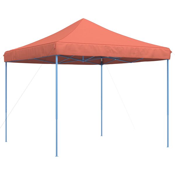 vidaXL Party Tent Folding Terracotta 292 x 292 x 315 cm Oxford Fabric