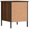 vidaXL Bedside Cabinet Brown Oak 40x42x50 cm Engineered Wood