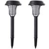 Insect Mosquito Killer Zapper Catcher Solar LED Lamp Light 2 pcs