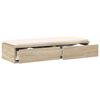 vidaXL Bed Drawers Sonoma Oak 90 x 36.5 x 16.5 cm Engineered Wood