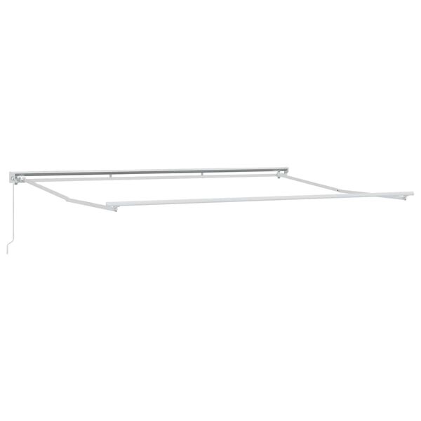 vidaXL Manual Retractable Awning Beige 4 x 3 m
