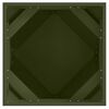 vidaXL Planter 2 pcs Olive Green 50 x 50 x 50 cm Steel