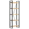 vidaXL 5-Tier Bookcase 60x30x180 cm Solid Mango Wood
