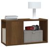 vidaXL TV Cabinet Brown Oak 60x24x32cm Engineered Wood