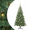 vidaXL Christmas Tree with 150 LEDs with Stand Green 120 cm PVC