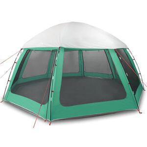 vidaXL Pool Tent with Removable Fly & Mesh Walls Sea Green 510x510 cm