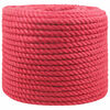 vidaXL Jute Rope 14 mm Red 100% Tossa jute