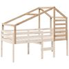 vidaXL Kids' Bed Roof 198x97x113 cm Solid Wood Pine