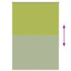 vidaXL Roller Blind Blackout Leaves Green 115x175 cm Fabric Width 110.7 cm Polyester