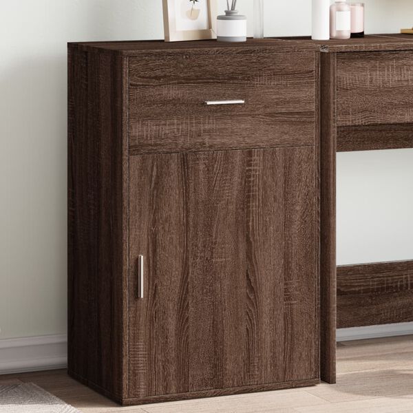 vidaXL Storage Cabinet Brown Oak 56.5x39x90 cm Engineered Wood