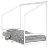 vidaXL Kids Bed Frame White 90x190 cm Solid Wood Pine