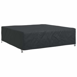 vidaXL Furniture Cover Plain Black 275 x 275 x 70 cm 600D