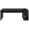 vidaXL Coffee Table Black Oak 101.5 x 50 x 37 cm Engineered Wood