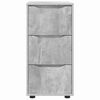 vidaXL Storage Cabinet Concrete Grey 40 x 48 x 81 cm Engineered Wood