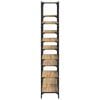 vidaXL Bookshelf Artisan oak 100 x 32 x 170 cm Engineered wood
