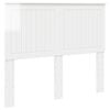 vidaXL Headboard with Headboard Gloss White 120 cm Engineered wood