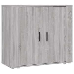 vidaXL Sideboard Grey Sonoma 80x33x70 cm Engineered Wood