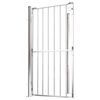 vidaXL Garden Gate 100x175 cm Stainless Steel