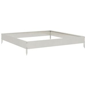 vidaXL Garden Raised Bed 100x100x18,5 cm Stainless Steel