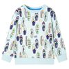 vidaXL Kids' Sweatshirt Soft Blue Melange 116