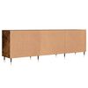 vidaXL TV Cabinet Smoked Oak 150x30x50 cm Engineered Wood