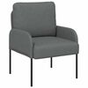 vidaXL Sofa Sets with Cushion 3 pcs Dark Grey 115 x 56 x 80 cm Plywood