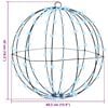 vidaXL Ball with 192 LEDs 2 pcs Cold white 40 cm Metal