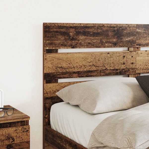 vidaXL Headboard with Headboard Old Wood 150 cm Engineered Wood