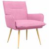 vidaXL Armchair Pink Fabric