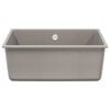 vidaXL Sink Grey 530 x 460 mm 80% Quartz and 20% Resin