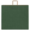 vidaXL Paper Bags 50 pcs with Handles Green 54x15x49 cm