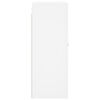vidaXL Wall Mounted Cabinet White 69.5x34x90 cm