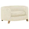 vidaXL Dog Sofa Cream 69x69x36 cm Plush