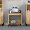 vidaXL Sink Cabinet Sonoma Oak 58x33x60 cm Engineered Wood