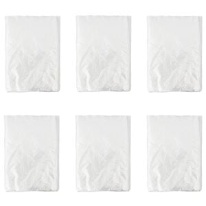 vidaXL Dust Sheet 6 pcs Transparent 400 x 500 cm HDPE