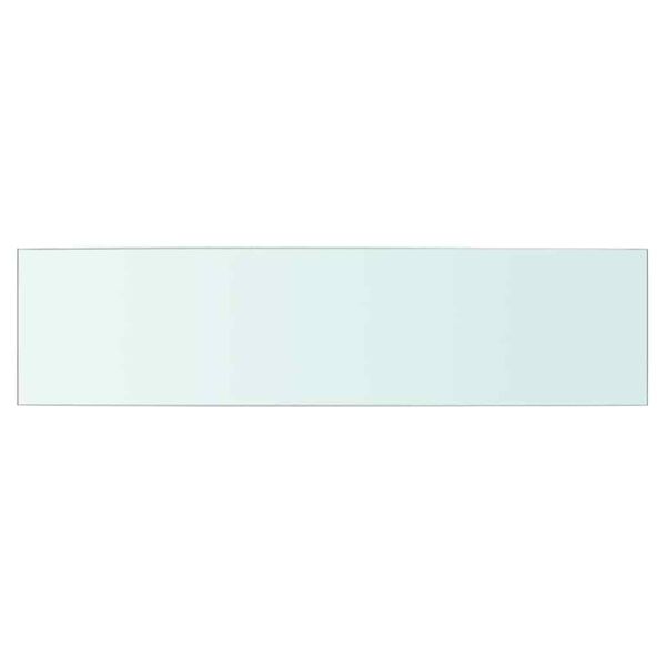 vidaXL Shelves 2 pcs Panel Glass Clear 60x15 cm