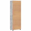 vidaXL Highboard FLORIN Concrete Grey 60 x 35 x 182 cm Engineered Wood