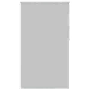 vidaXL Roller Blind Blackout Light Grey 130x210 cm Fabric Width 126.6 cm Polyester