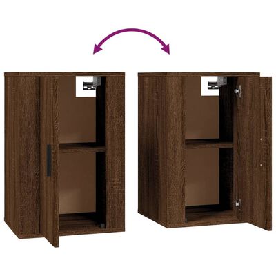 vidaXL 5 Piece TV Cabinet Set Brown Oak Engineered Wood