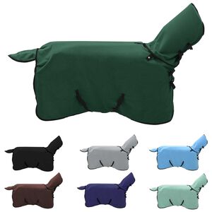 vidaXL Horse Blanket Full Dark Green Polyester