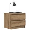 vidaXL Bedside Cabinets 2 pcs Artisan Oak 50x40x43.5 cm Engineered Wood