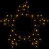 vidaXL Christmas Lights Star Silhouette 80 LEDs Warm White