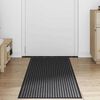vidaXL Doormat Black 60 x 180 cm Polypropylene
