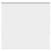 vidaXL Roller Blind Blackout White 145x130 cm Fabric Width 141.6 cm Polyester