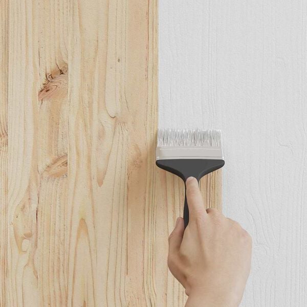 vidaXL Wood Paint Grey 16.5 x 16.5 x 16 cm Wall Print